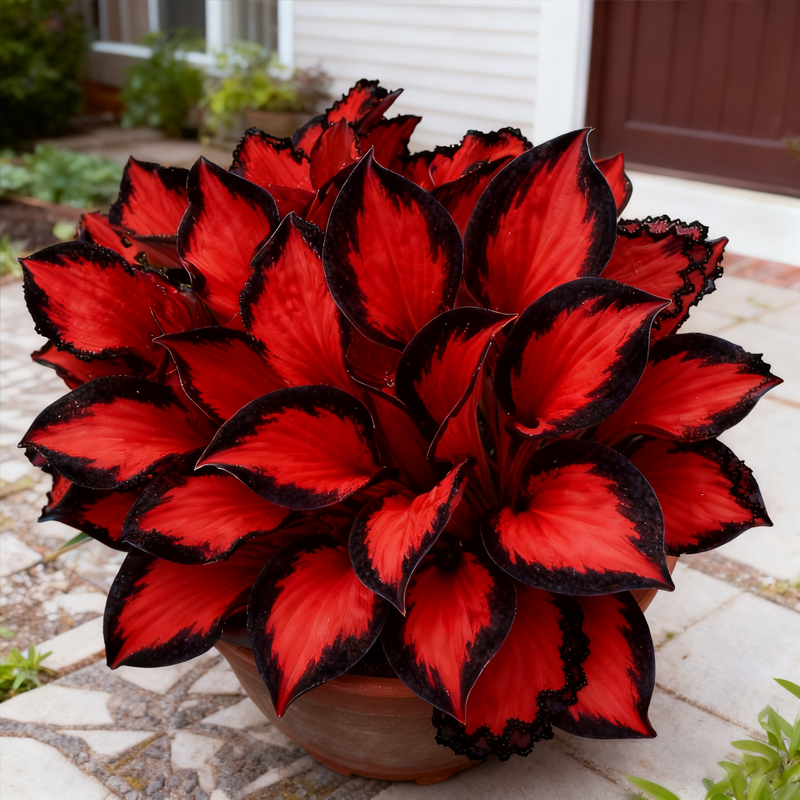 🌌💜 Limitált kiadású Purple Heart hosta – mély, fejedelmi lombozat, csak nálunk!✨🌿