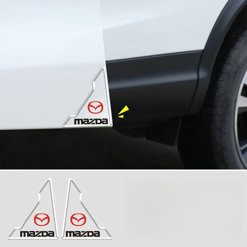 Átlátszó autóajtó élvédők