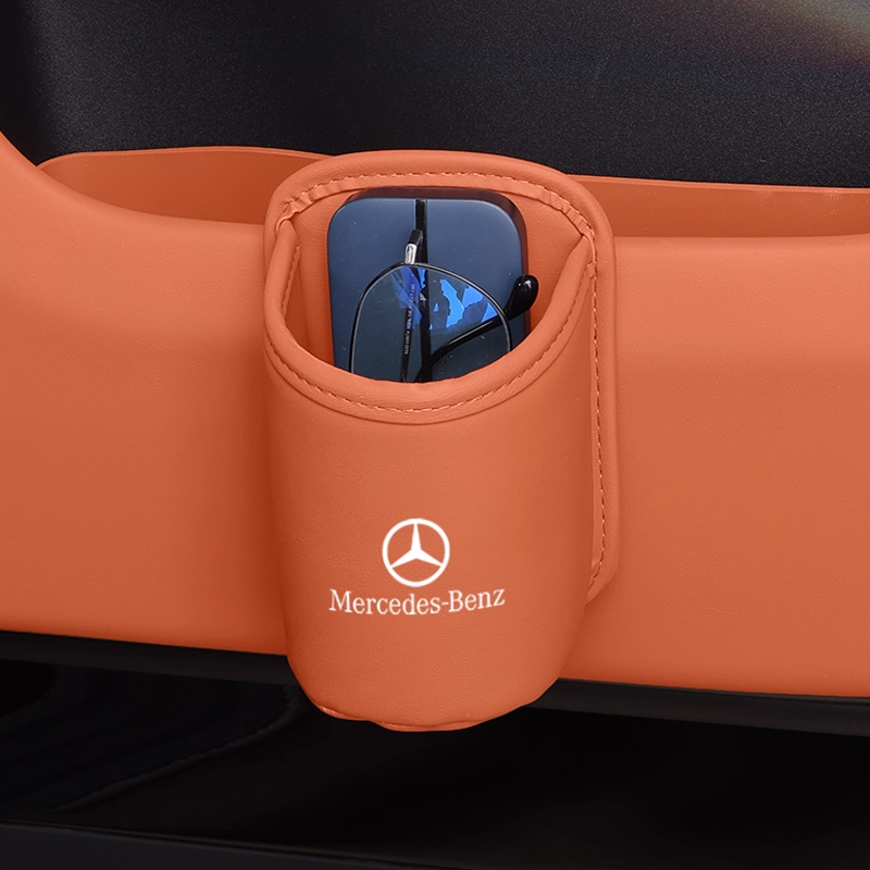 Velora Bőr pohártartó – Könnyen felszerelhető, testreszabható logóval