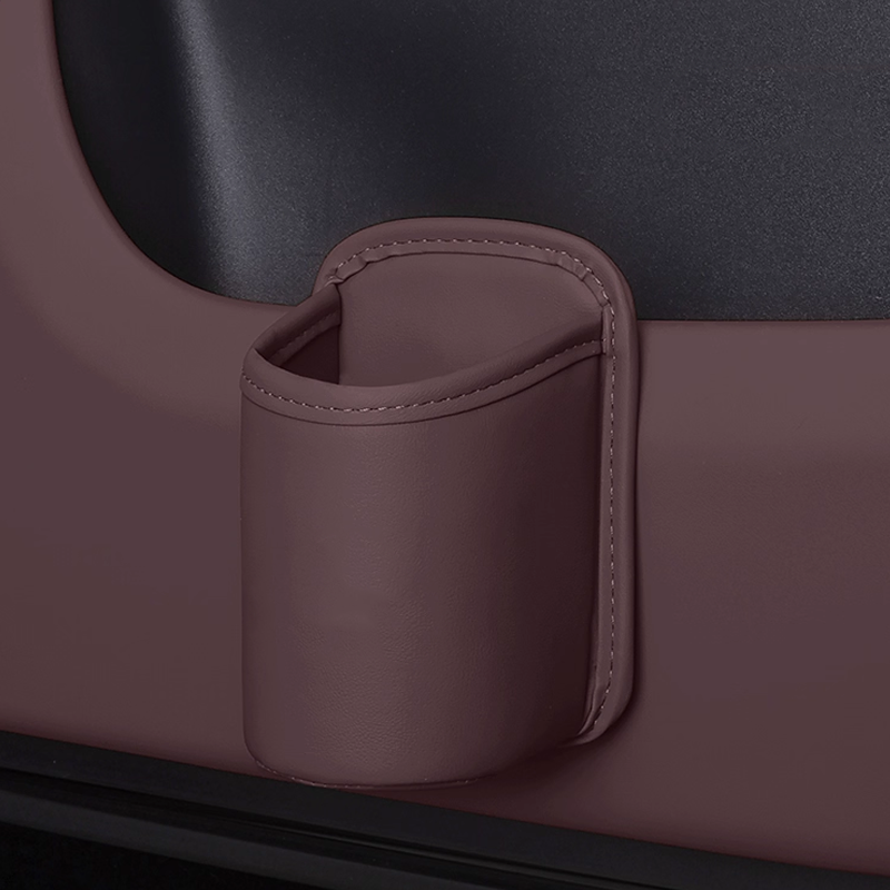 Velora Bőr pohártartó – Könnyen felszerelhető, testreszabható logóval