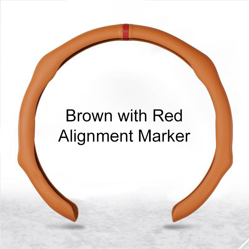 🔥🚗Lélegző, csúszásmentes, ultravékony kormánykerékborítás