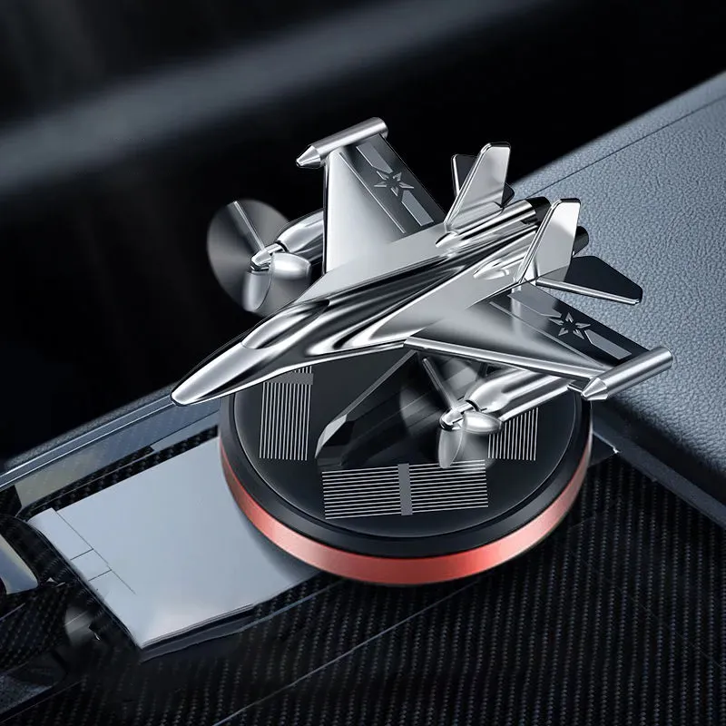 Autó aromaterápiás napelemes repülőgép autódekorációk