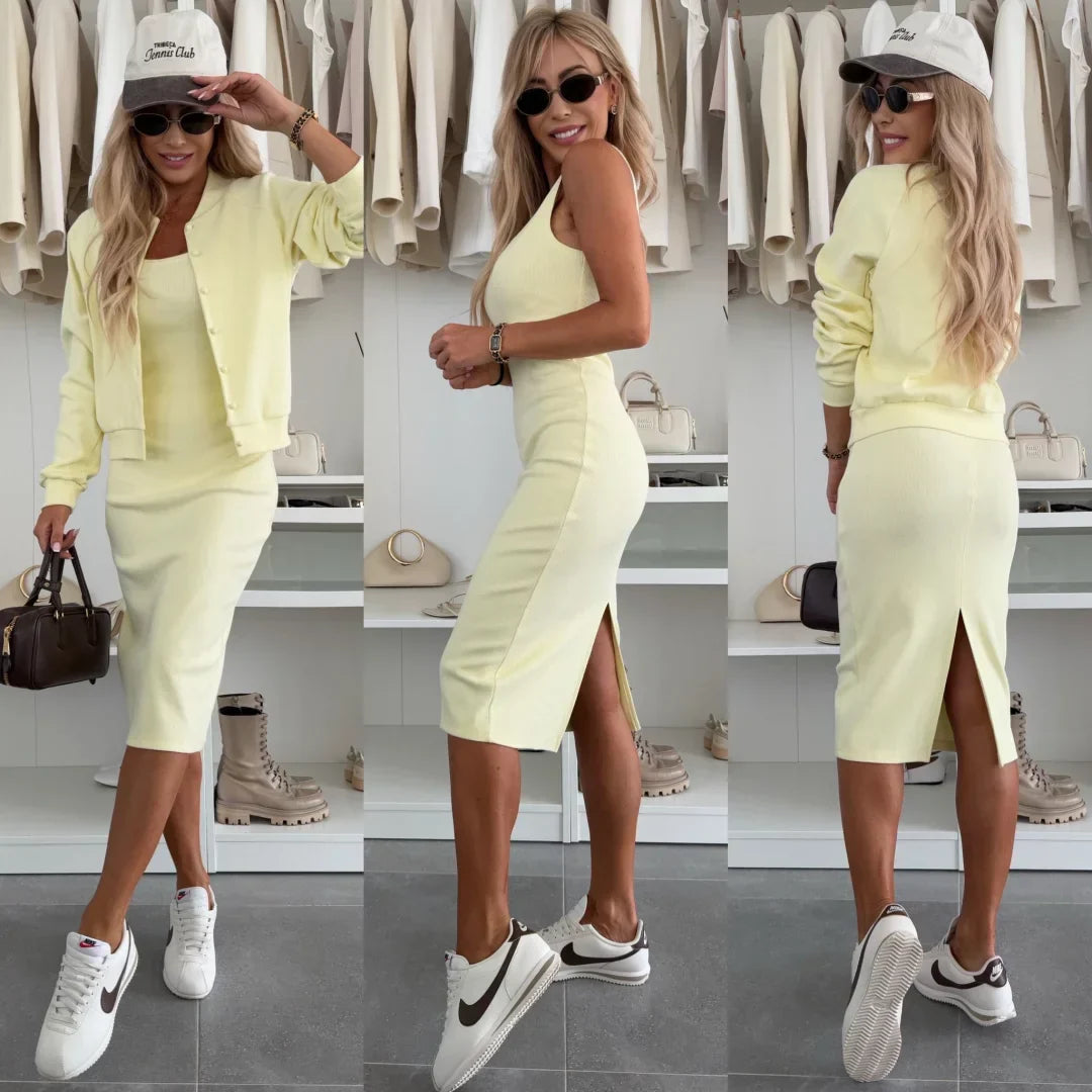 Női 2 az 1-ben lezser pamutöltöny