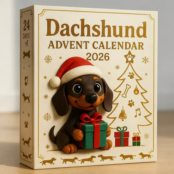 🎄🐾 Tacskó adventi naptár 2026-ra 🐶✨