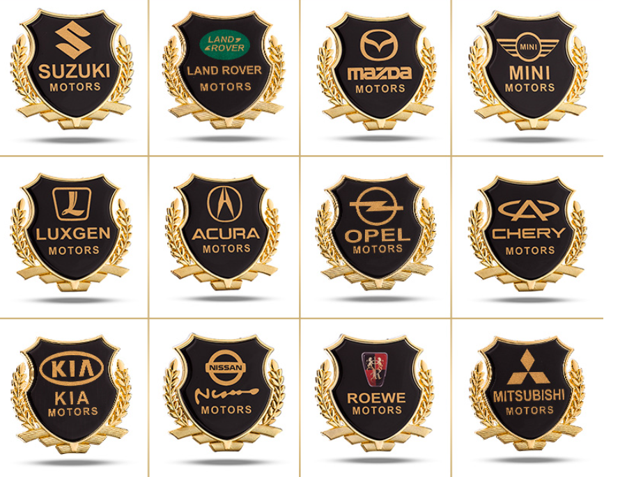 ✨3D autó fém karosszéria matrica✨2 db✨