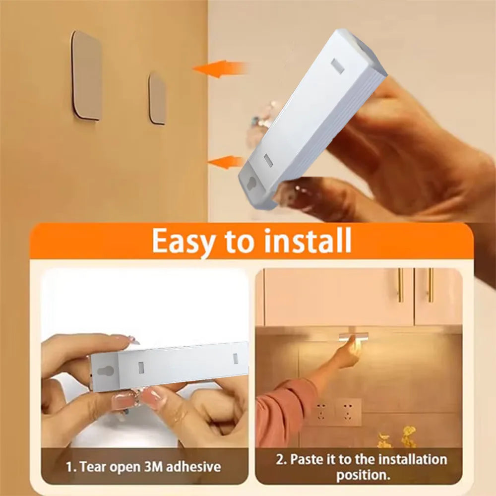 Érintésmentes, intelligens, mágneses, újratölthető LED-lámpák