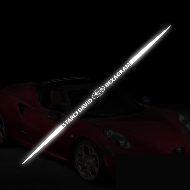 3D színes lézerfényvisszaverő autómatricák 4 db