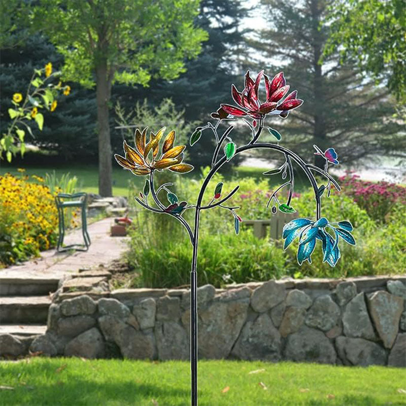 🎁2025 Forró eladás🎁💥- Gyönyörű nyári többszínű virágok Szélforgató