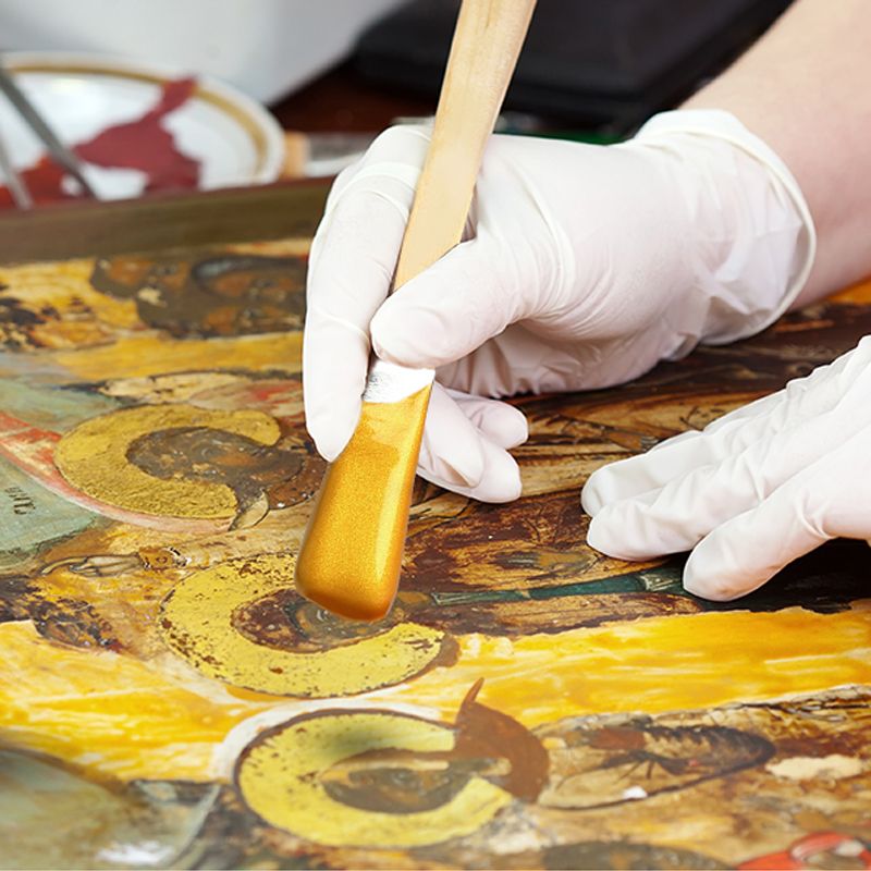 💛Időjárásálló, vízbázisú festék arany színben