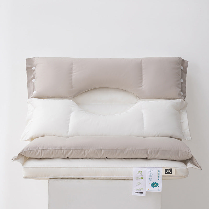 🛌😴Kétzónás ergonómikus alvópárna | Leválasztható rétegek az ideális magasság beállításához