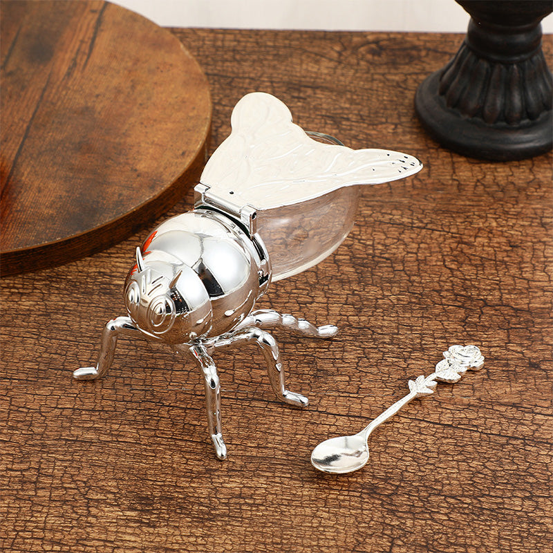 🍯Kreatív retro mézes tégely méh alakú