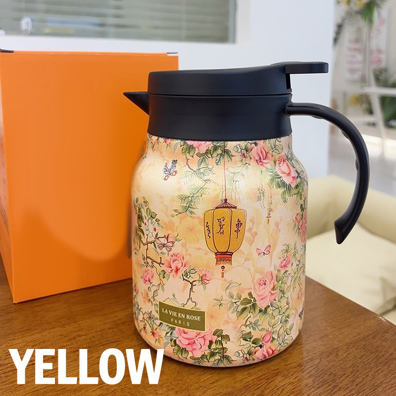 🍵1000ml Vákuumos szigetelt teáskanna szűrővel