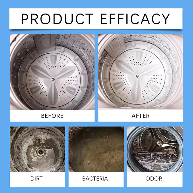 ✨Erőteljes mosógép tisztító tabletták - Gyors tisztítás