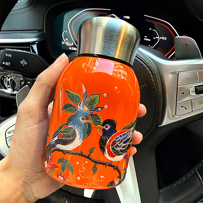 Stílusos és hordozható szigetelt vizes palack