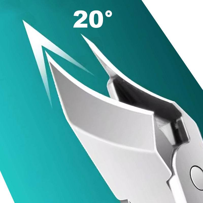 2025 Félár 🔥 Fröccsenésálló 25°-os ferde élű körömvágó olló 3 darabos készlet