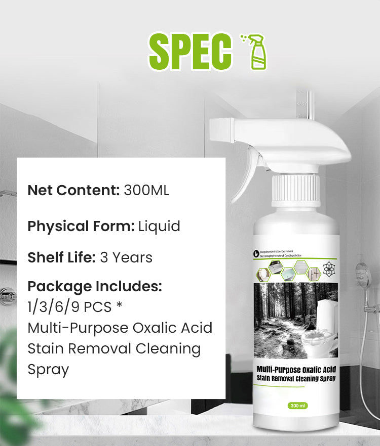 🌿Nagy hatékonyságú oxálsav-folttisztító