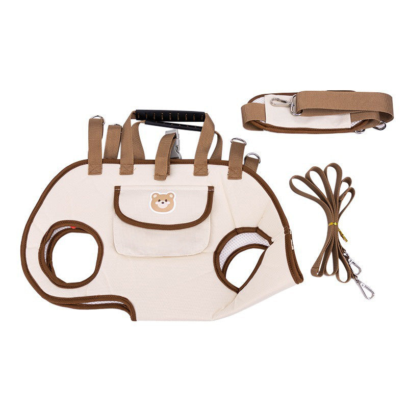 Hordozható, lélegző kisállat hátizsák