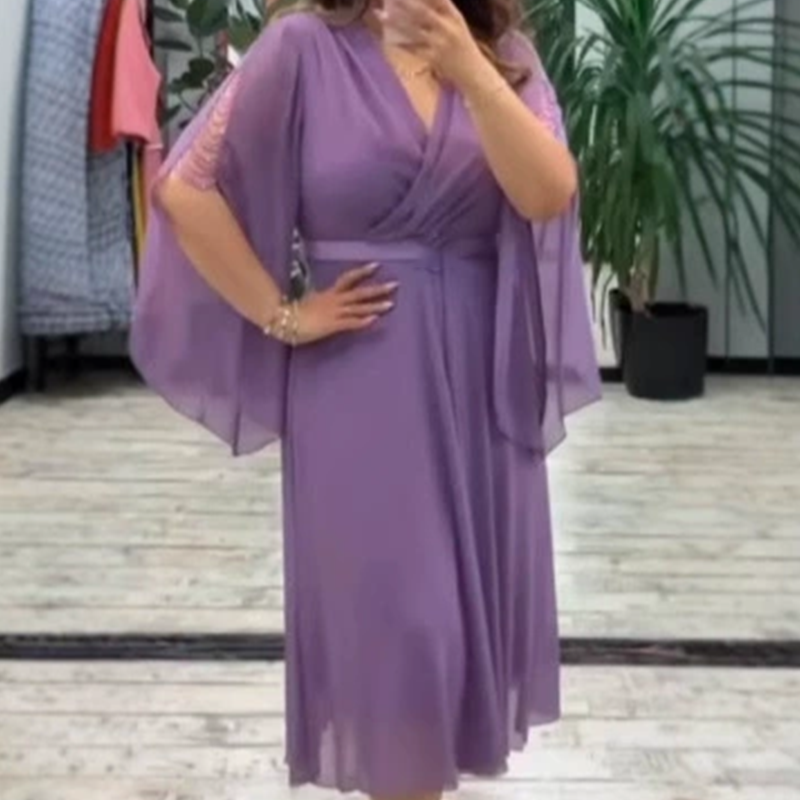 👗 Elegáns V-nyakú női ruha