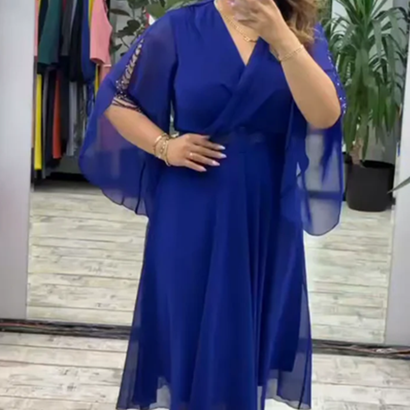 👗 Elegáns V-nyakú női ruha