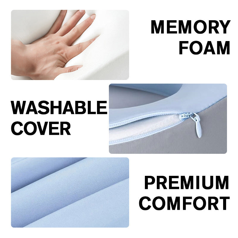 😴U-alakú memóriahabos nyakpárna