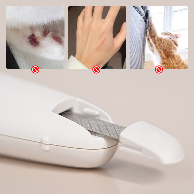 🐶Állati körömvágó macskáknak és kutyáknak - LED-es lámpával