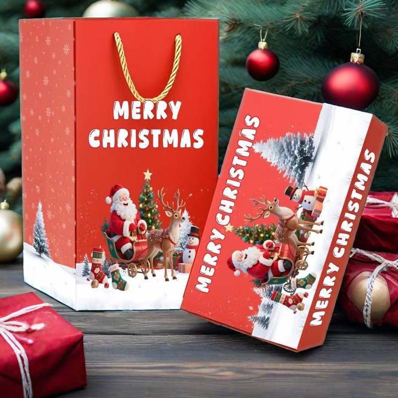 🎅 Egyedi összecsukható karácsonyi ajándékdoboz🎄✨