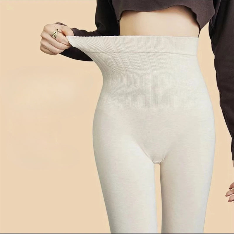 Női puha, testhezálló termikus leggings