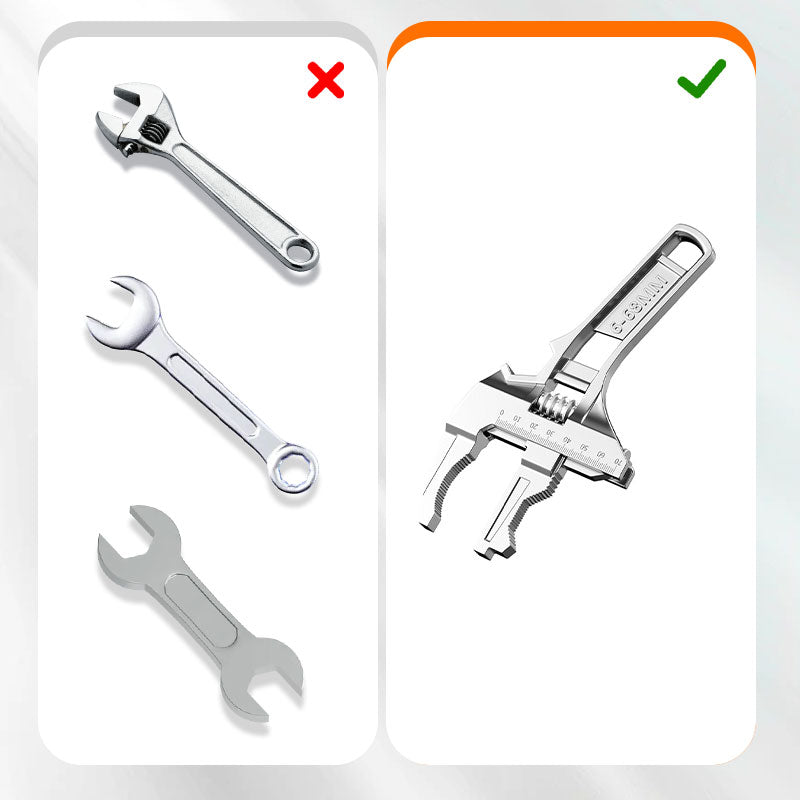 ⏳Korlátozott ideig 50% kedvezmény💥Kétoldalas mosogatókulcs 6-68 mm-es pofanyílással