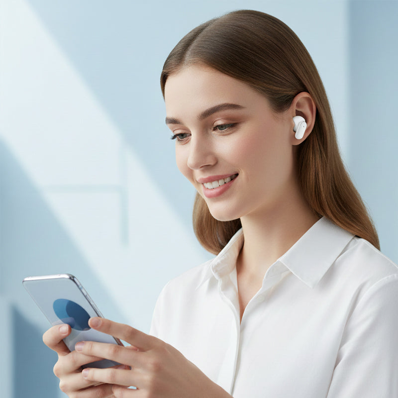 ✨ 4 az 1-ben vezeték nélküli Bluetooth fejhallgató! 🎧Kettős fülhallgató a megosztott / váltott viseléshez, szórakozáshoz és ingázáshoz egyszerre!