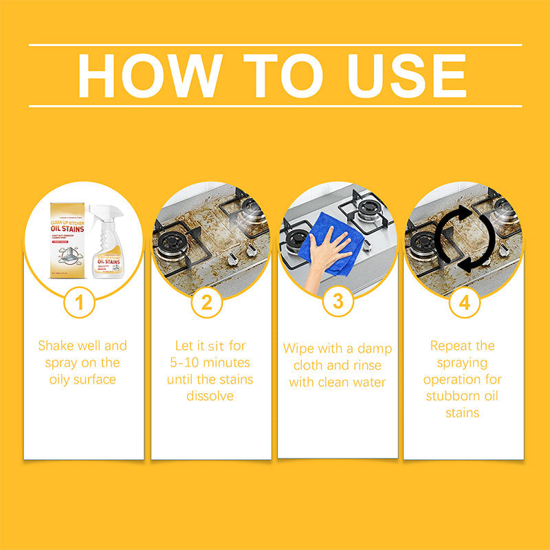 Erős konyhai tisztítószer spray