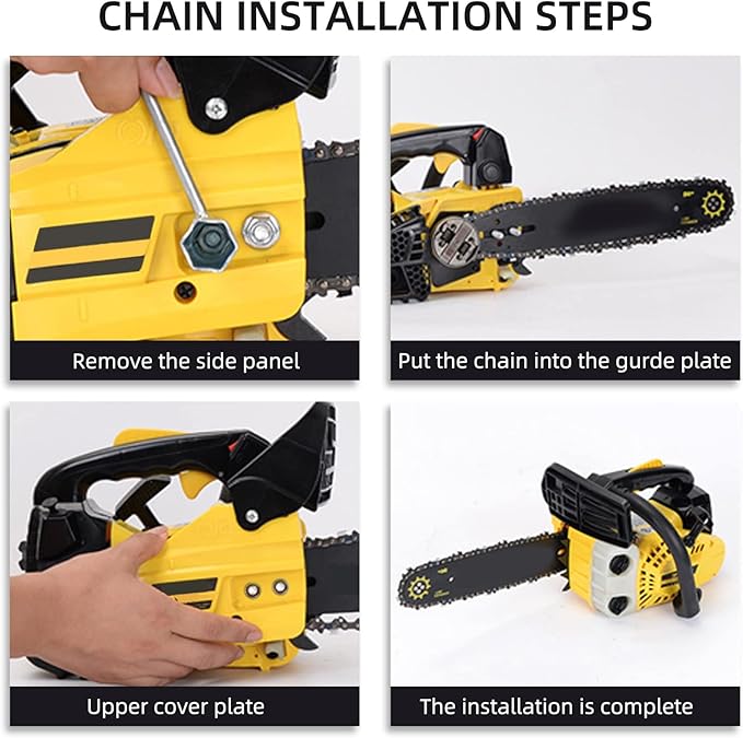 Láncfűrészlánc kompatibilitás: Illeszkedik Husqvarna 455 Rancher, Stihl, Makita és más márkákhoz