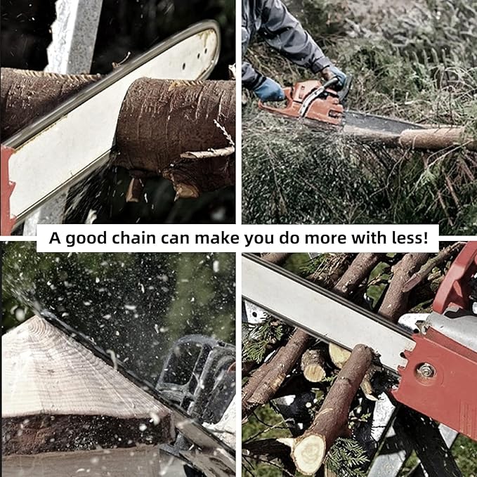 Láncfűrészlánc kompatibilitás: Illeszkedik Husqvarna 455 Rancher, Stihl, Makita és más márkákhoz