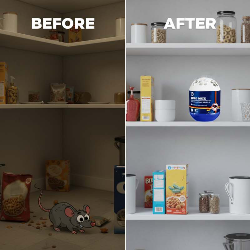 🔥Növényi alapú beltéri egérriasztó gél