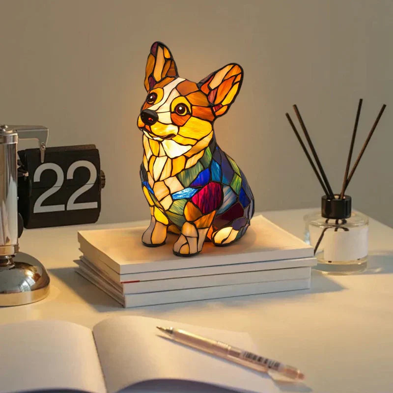 Állatfigura alakú LED lámpa kontrasztos színekben
