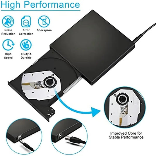 🔥 Külső CD/DVD-meghajtó 💻📀