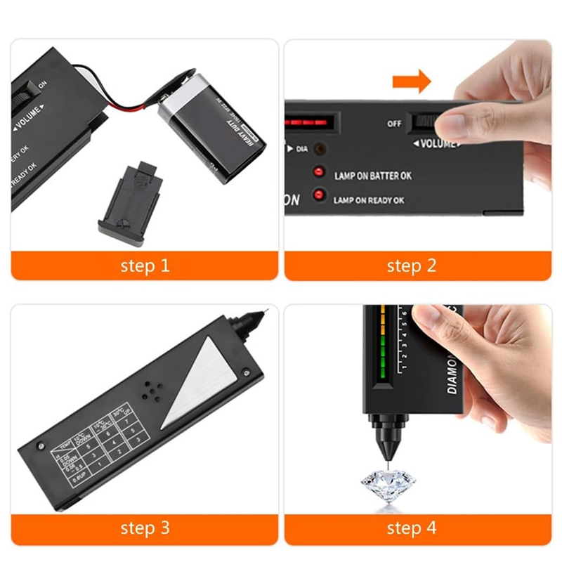 💎Professzionális gyémántvizsgáló toll