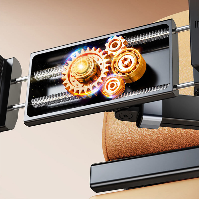 Autós fejtámla tablet tartó — Állítható és biztonságos rögzítés, akadálytalan kilátás, csúszásgátló kialakítás, egyszerű felszerelés 🚗📱🔧