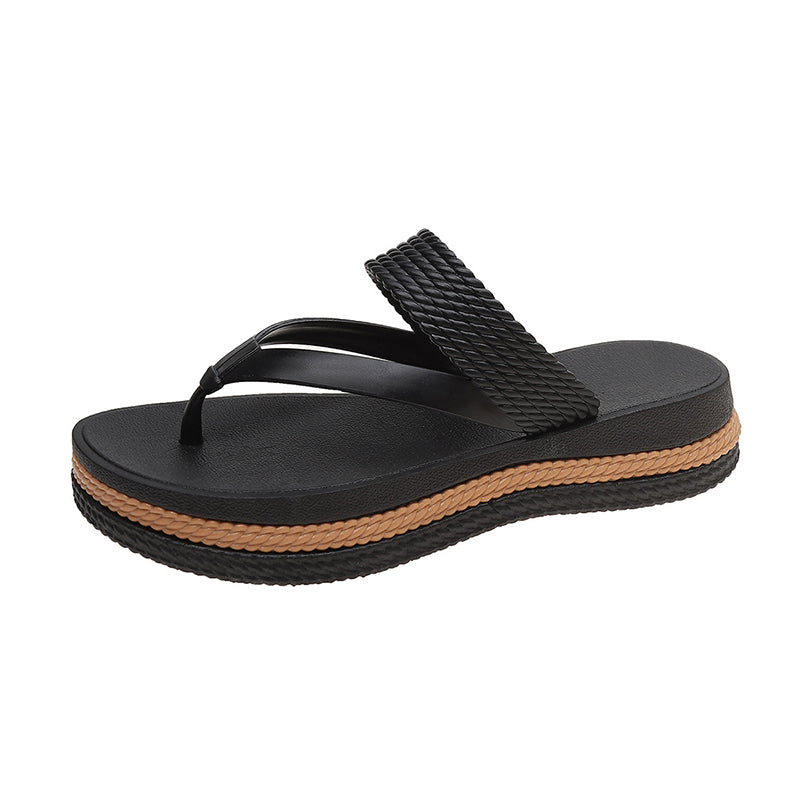 👡 Női platformos flip-flopok kötött pánttal | 36–41-es méretek