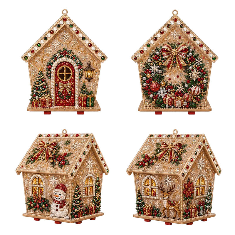 👨‍👩‍👧‍👦50% kedvezmény🎄 3D gyöngyös karácsonyi díszkészlet✨